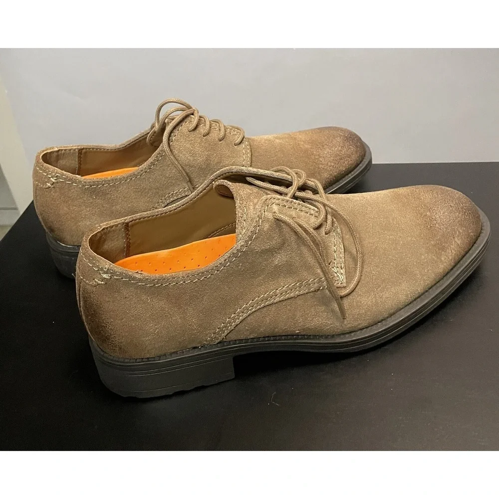 hush puppies oxford shoes M 8.5 Distressed‎ Brown New